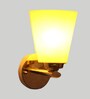 Matteo Yellow Steel Wall Sconces