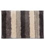 Brown Stripe Microfiber 24x16 Inches Super Soft Bath Mat