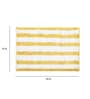 Yellow Geometric Microfibre 24x16 Inches Super Soft Bath Mat