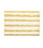 Yellow Geometric Microfibre 24x16 Inches Super Soft Bath Mat