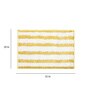 Yellow Geometric Microfibre 32x20 Inches Super Soft Bath Mat