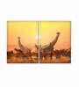 Yellow Sunset Canvas Wall Painting