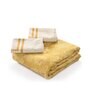 Yellow Floral 144 TC 100% Cotton King Sized Bed Sheets with 2 Pillow Covers