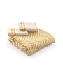 Yellow Geometric 144 TC 100% Cotton King Sized Bed Sheets with 2 Pillow Covers