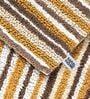 Yellow Stripe Cotton 19x27 Inches AntiSkid Bath Mat