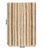 Yellow Stripe Cotton 19x27 Inches AntiSkid Bath Mat