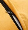 Yellow Velevt Solids 24x24 inches  Large Cushion Covers  (2Pcs)