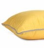 Yellow Velvet Solids 18x12 inches Cushion Covers (Pack of 2)