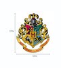 Yellow Vinyl Warner Bros Hogwarts School Logo Matte Finish Wall Sticker