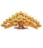 Yellow Wall Hanging Tree