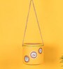 Jute Embellished NA Hanging Planter with Stand