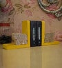 Elephant Yellow Engineered Wood Bookend