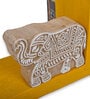 Elephant Yellow Engineered Wood Bookend