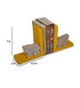 Elephant Yellow Engineered Wood Bookend