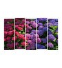 Pink Wood Multiple Frames Beautiful Flowers Art Panels