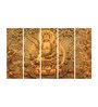 Yellow Wood Multiple Frames Buddha Beautiful Art Panels