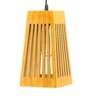 Esta Yellow Wood Hanging Light
