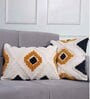 Yellow Woven Cotton 18 x 18 Inches Cushion Covers