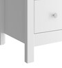 Yemon 2 Door Wardrobe With 2 Drawers In White Finish
