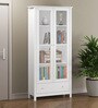 Yemon Book Case in White Finish