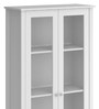 Yemon Book Case in White Finish