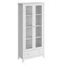 Yemon Book Case in White Finish