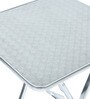 Yeny Metal Outdoor Coffee Table in Silver Matte Colour