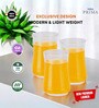 Yera Prima Milan Zest Designer Tumbler Set of 6, 235 ml Each | Transparent | Hot & Cold Drinks, Juice, Cocktail, Milkshake, Smoothie | Ideal for Home, Party, Restaurant, Gifting