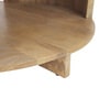 Yesemia Mango Coffee Table In Natural Finish With Porcelain Top