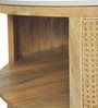 Yesemia Mango Coffee Table In Natural Finish With Porcelain Top