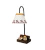 Yin & Yang Table Lamp with Tapered Drum Shade-Height
