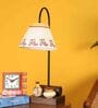 Yin & Yang Table Lamp with Tapered Drum Shade-Height