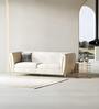 Ylva Boucle 3 Seater Sofa In Beige Colour