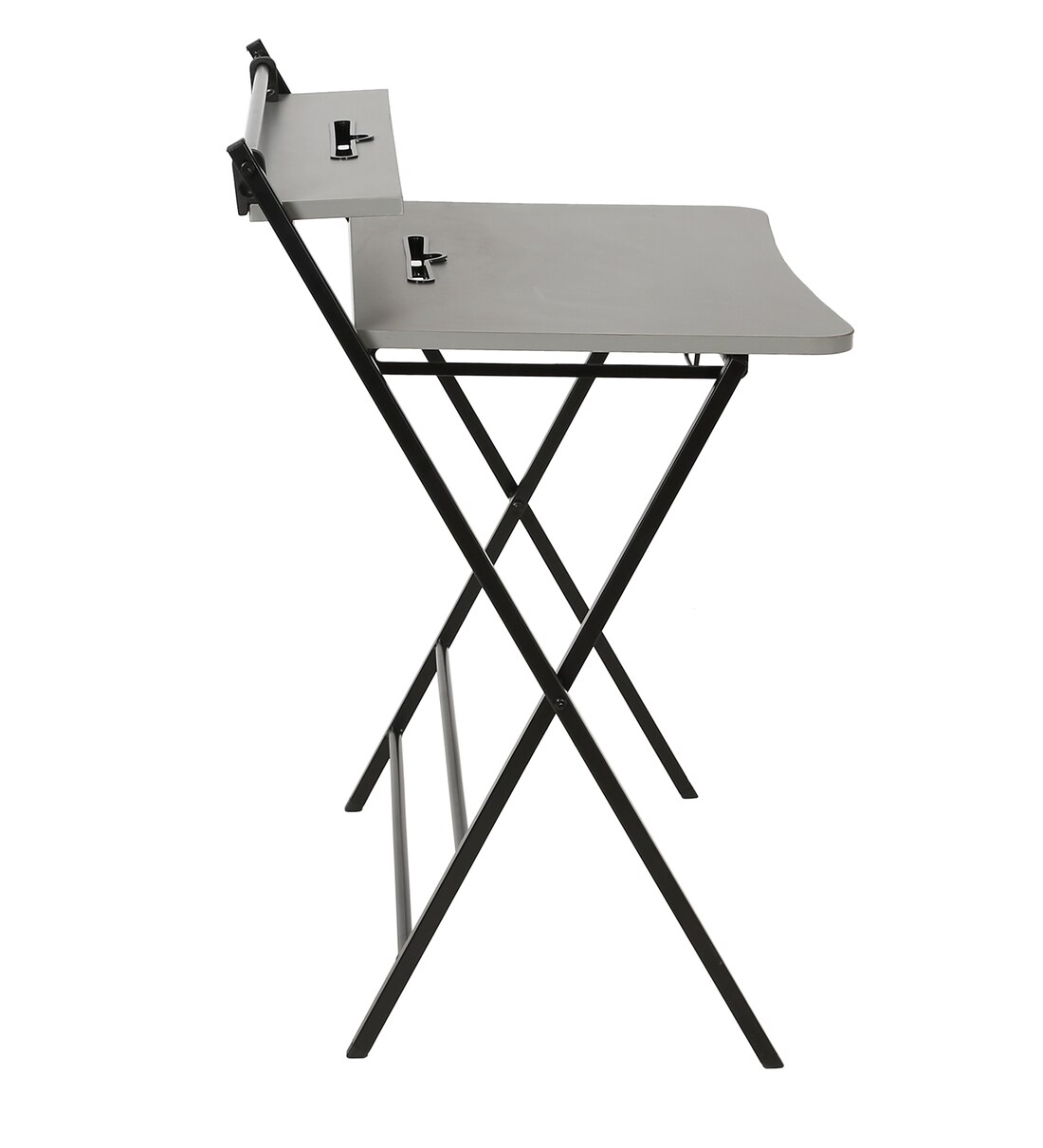Buy Yoshie Metal Foldable Study Table in Grey Finish Online Foldable Study Tables Study