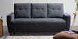 Yolo Fabric 3 Seater Sofa in Sesame Grey Colour