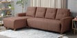 Yolo Fabric RHS Sectional Sofa in Coco Brown Colour