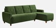 Yolo Fabric LHS Sectional Sofa in Avocado Green Colour