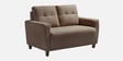 Yolo Fabric 2 Seater Sofa in Coco Brown Colour