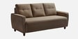 Yolo Fabric 3 Seater Sofa in Coco Brown Colour