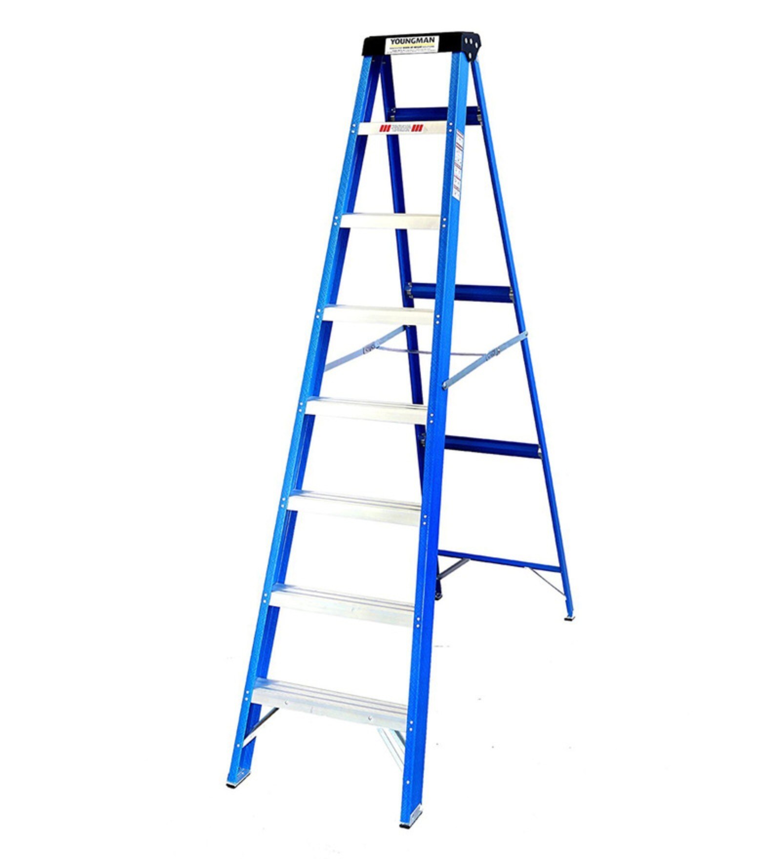 8 Steps 8.8 ft Fibre-Reinforced Plastic Step Ladder