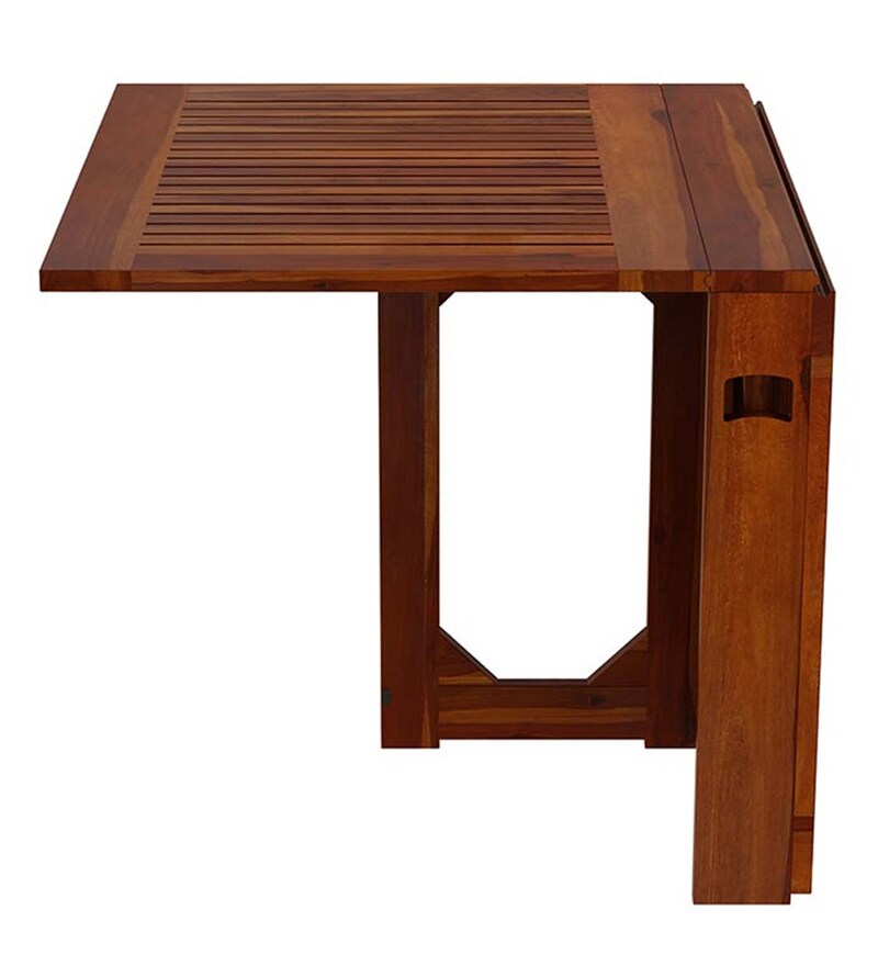 Buy Yorland 2 Seater Dining Table Set in Teak Colour by Casafurnish