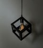 Yogasana Black Metal Hanging Light