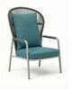 Yogi Wicker Outdoor Relax Chair In Wild Mushroom Colour