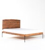 Yoho King Size Bed In Natural Finish