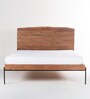 Yoho King Size Bed In Natural Finish