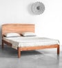 Yoho Queen Size Bed In Natural Finish