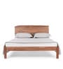 Yoho Queen Size Bed In Natural Finish