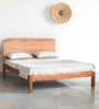 Yoho Queen Size Bed In Natural Finish