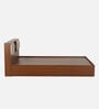 Yokohama King Size Bed In Planked Walnut Finish With Hydraulic Storage & Upholstered Headboard Storage Yokohama King Size Bed In Planked Walnut Finish With Hydraulic Storage & Upholstered Headboard Storage