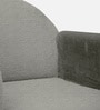 Yolanda Boucle Fabric 1 Seater Sofa in  Grey Colour